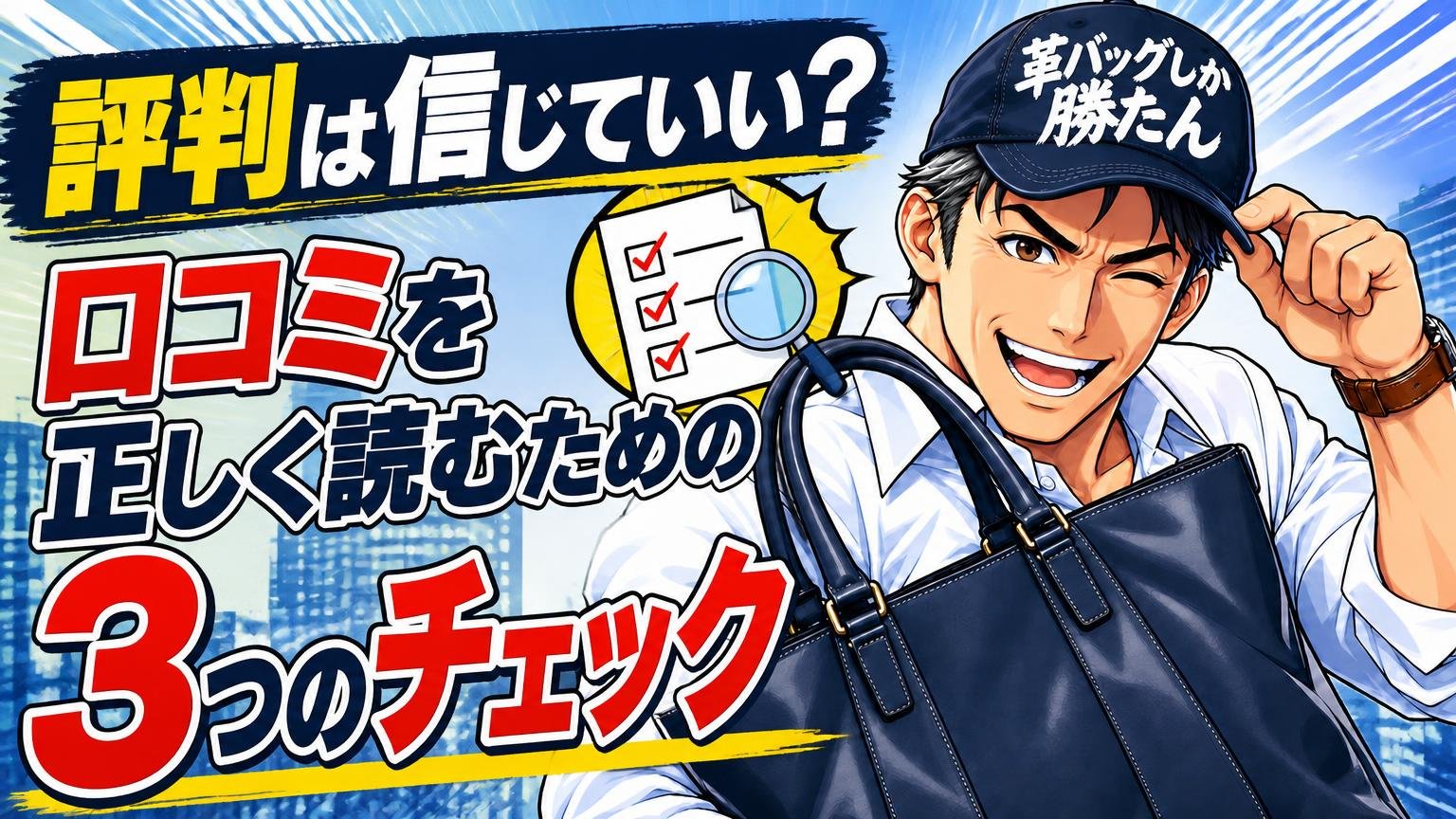 評判は信じていい？口コミを正しく読むための3つのチェック