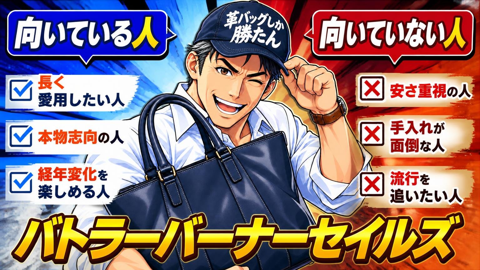 バトラーバーナーセイルズが向いている人・向いていない人