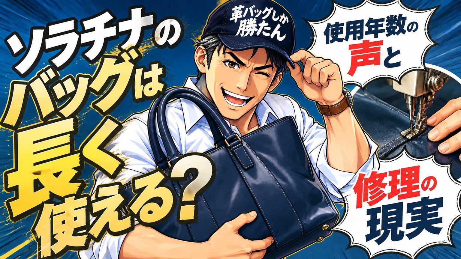 ソラチナのバッグは長く使える?使用年数の声と修理の現実