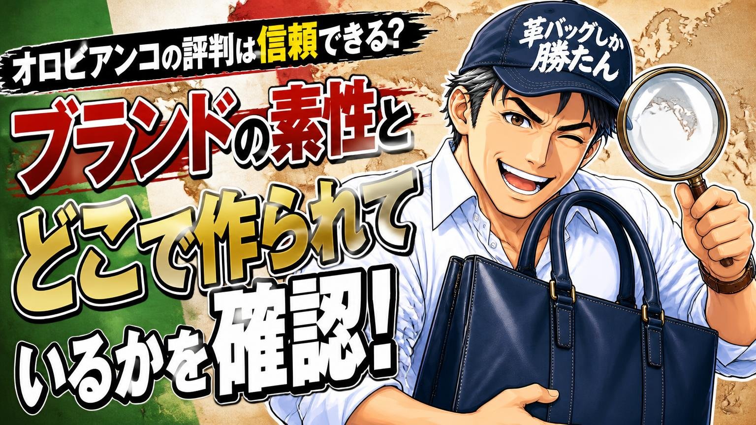 オロビアンコの評判は信頼できる？ブランドの素性と「どこで作られているか」を確認
