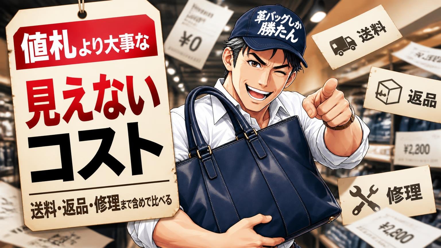 値札より大事な「見えないコスト」|送料・返品・修理まで含めて比べる