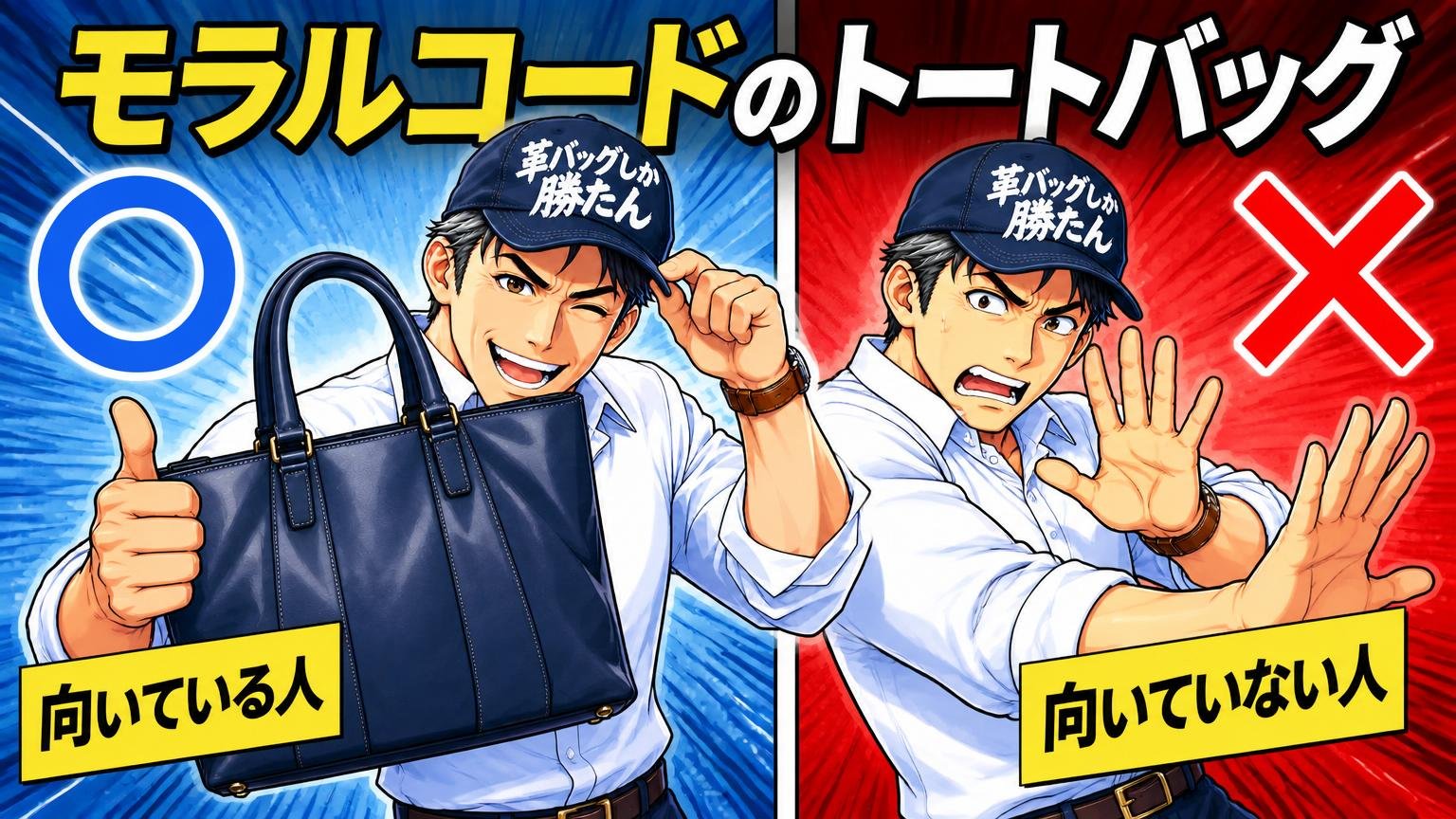 モラルコードのトートバッグが向いている人・向いていない人