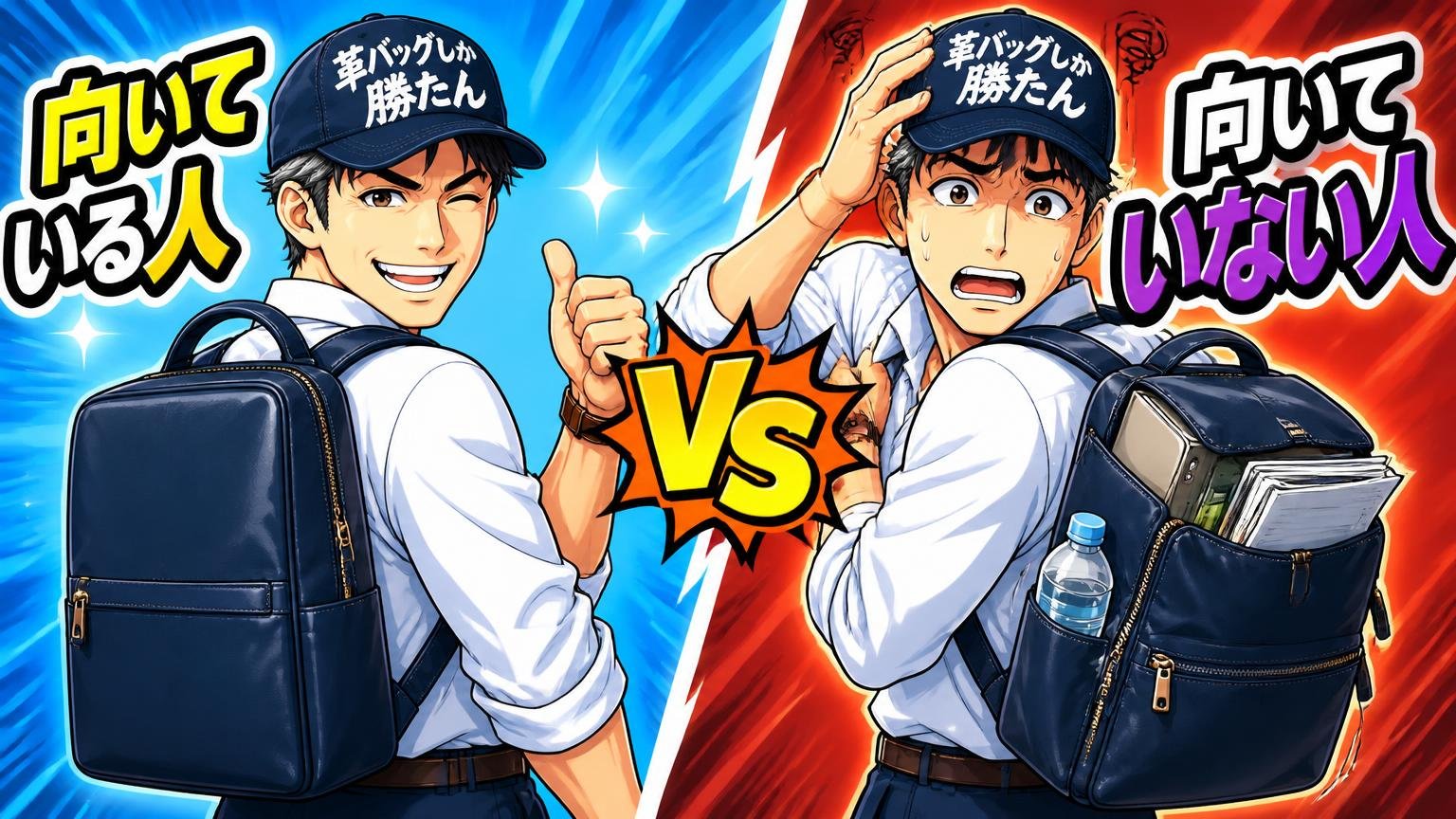 ワンダーバゲージのリュックが向いている人・向いていない人