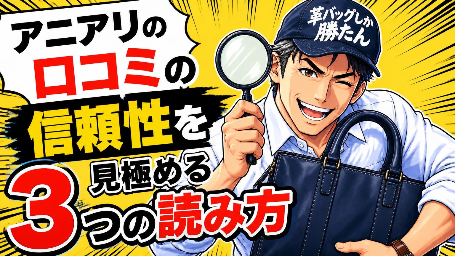 アニアリの口コミの信頼性を見極める3つの読み方