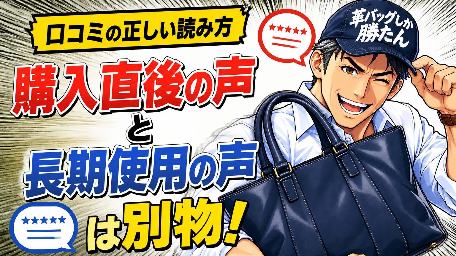 口コミの正しい読み方｜購入直後の声と長期使用の声は別物