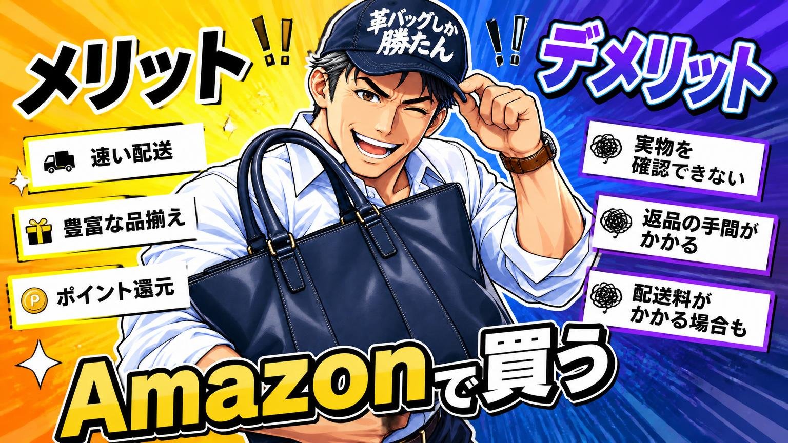Amazonで買うメリット・デメリット