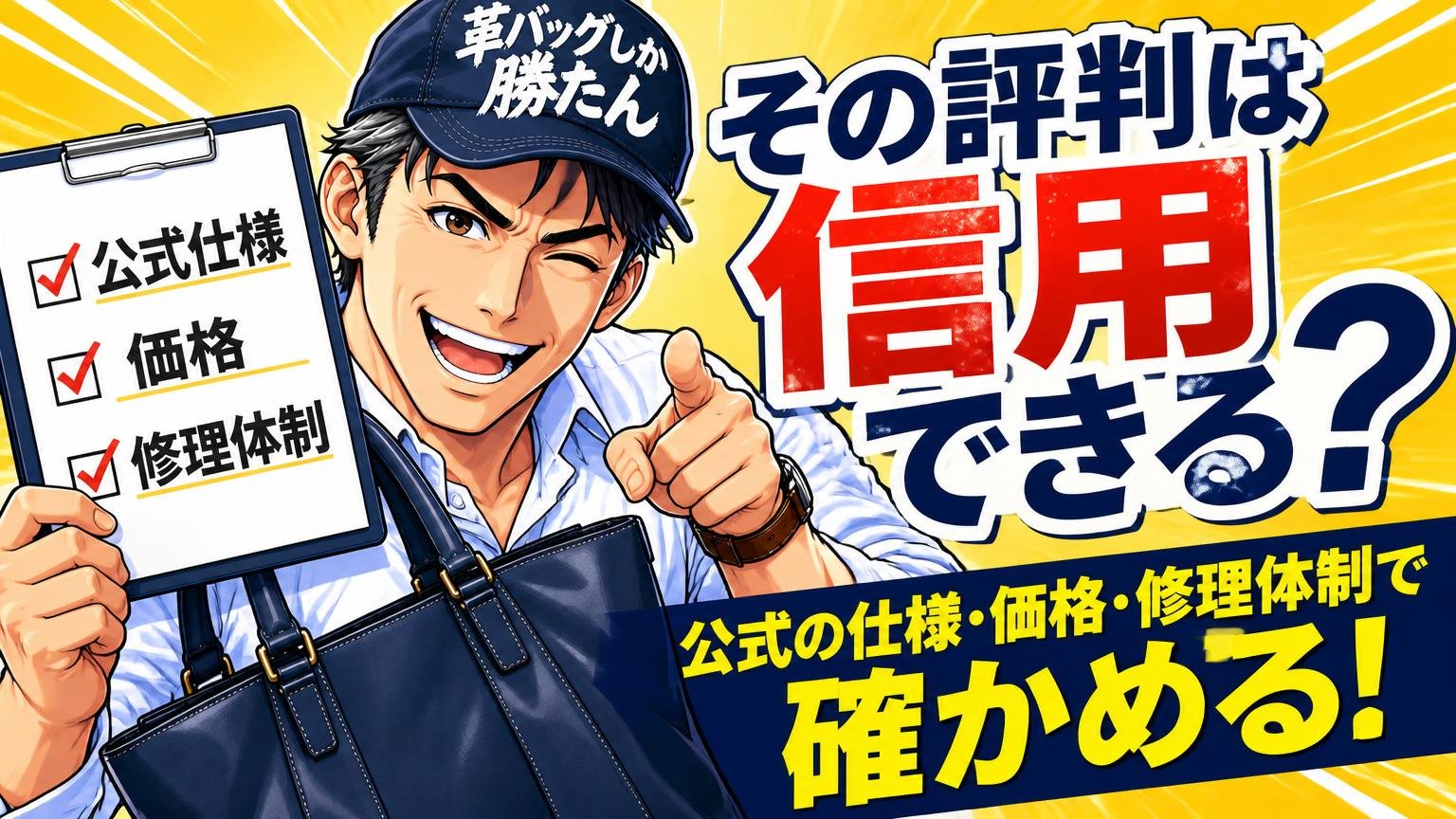 その評判は信用できる?公式の仕様・価格・修理体制で確かめる