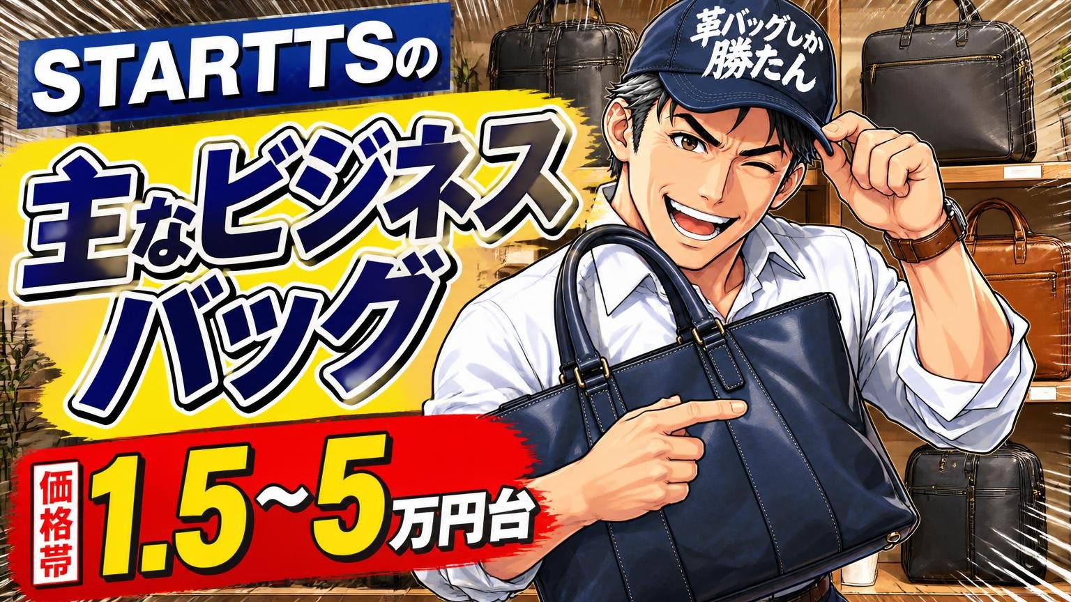 STARTTSの主なビジネスバッグと価格帯