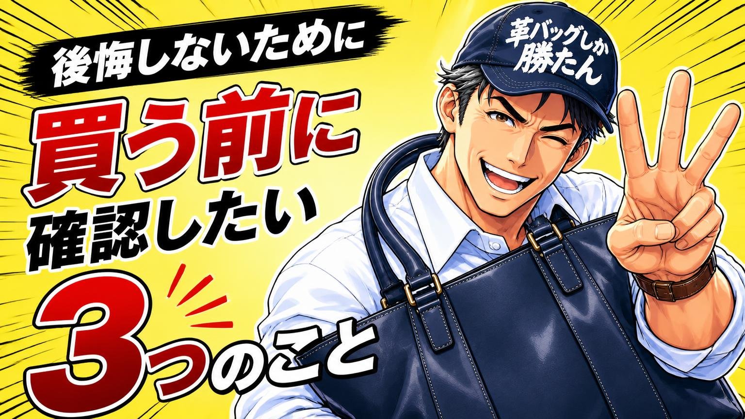 後悔しないために、買う前に確認したい3つのこと