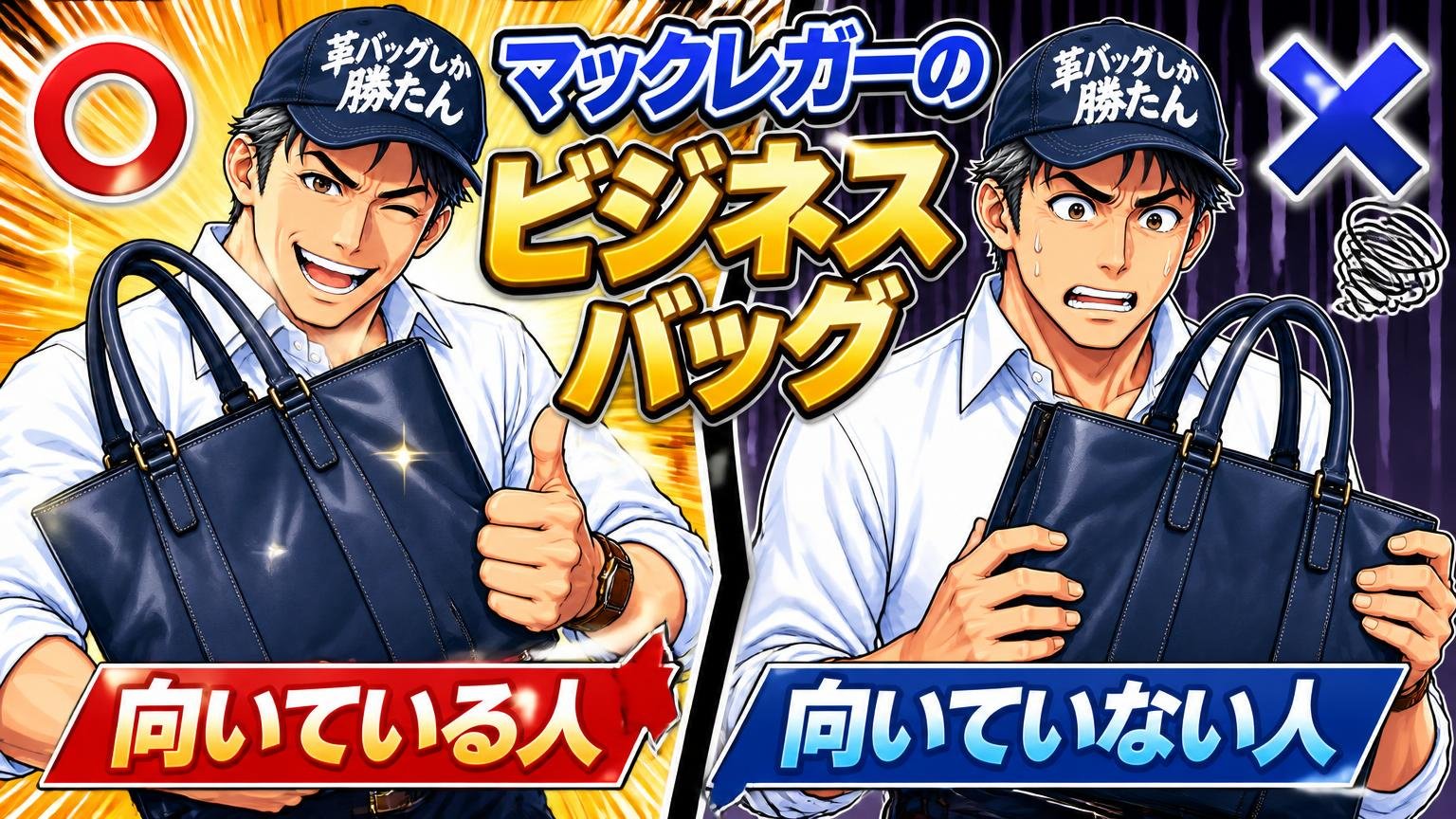 マックレガーのビジネスバッグが向いている人・向いていない人
