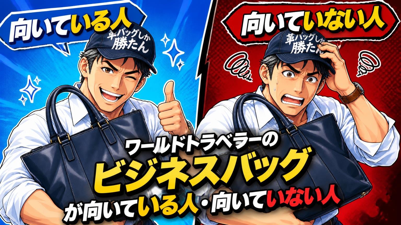 ワールドトラベラーのビジネスバッグが向いている人・向いていない人