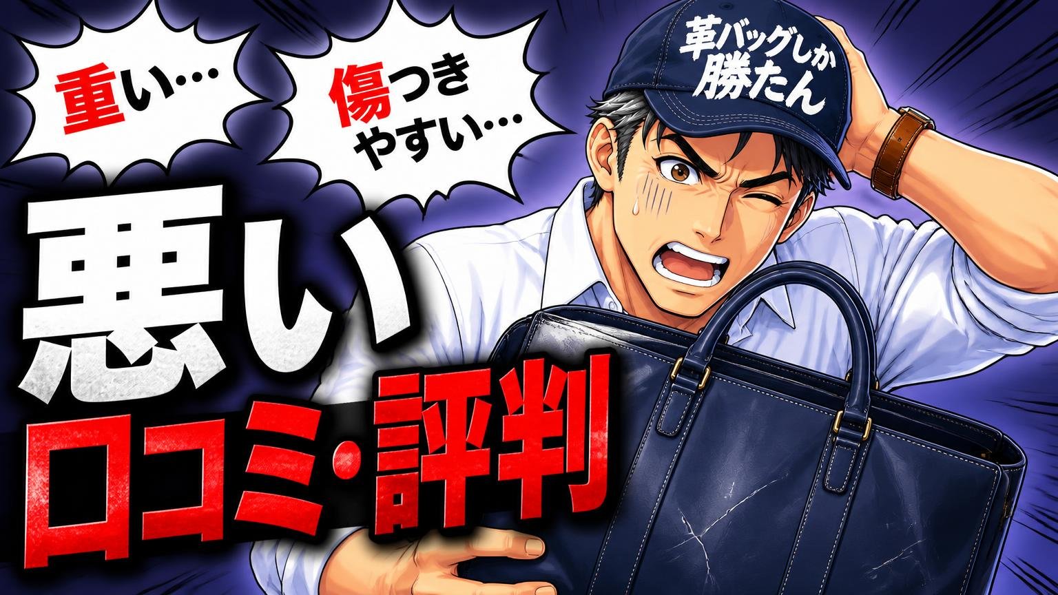 LIBERTO(リベルト)ビジネスバッグの悪い口コミ・評判