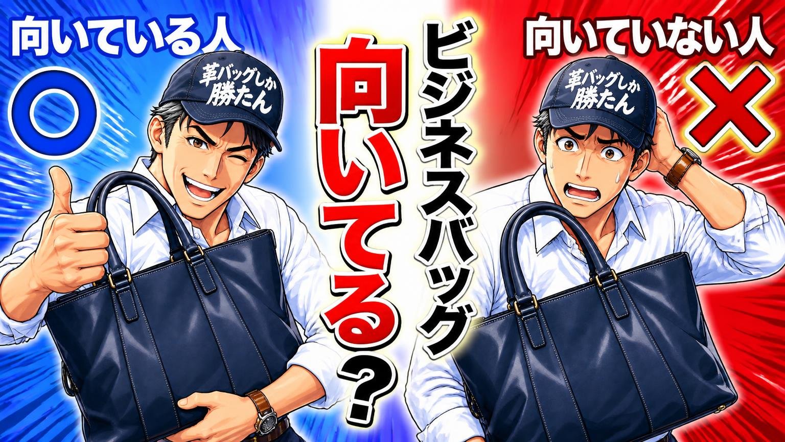ルイヴィトンのビジネスバッグが向いている人・向いていない人
