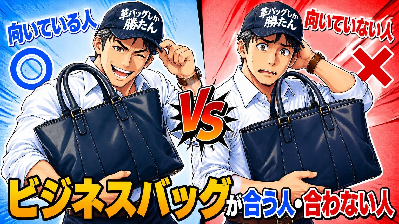 ボルチットのビジネスバッグが向いている人・向いていない人