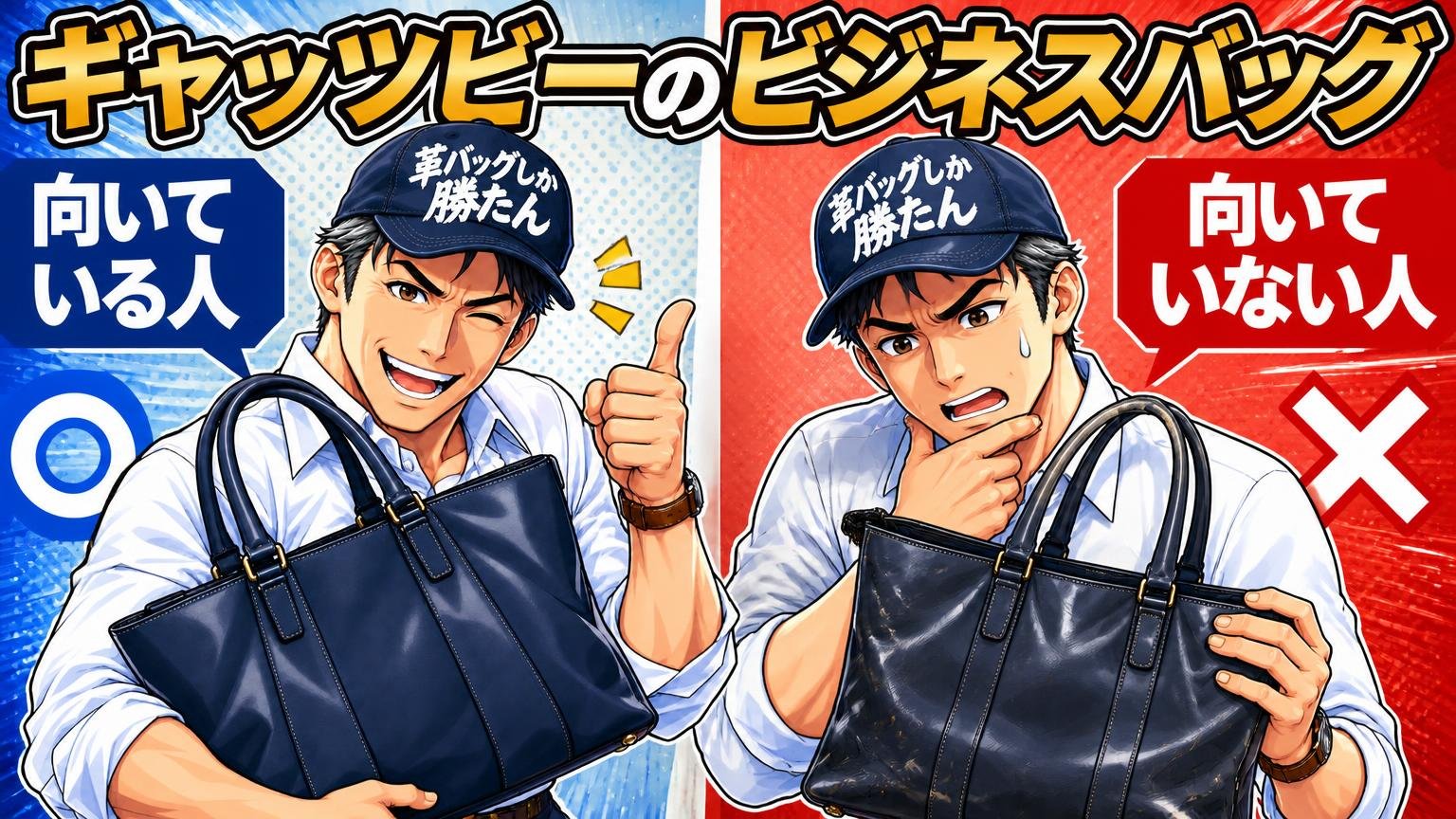 ギャッツビーのビジネスバッグが向いている人・向いていない人