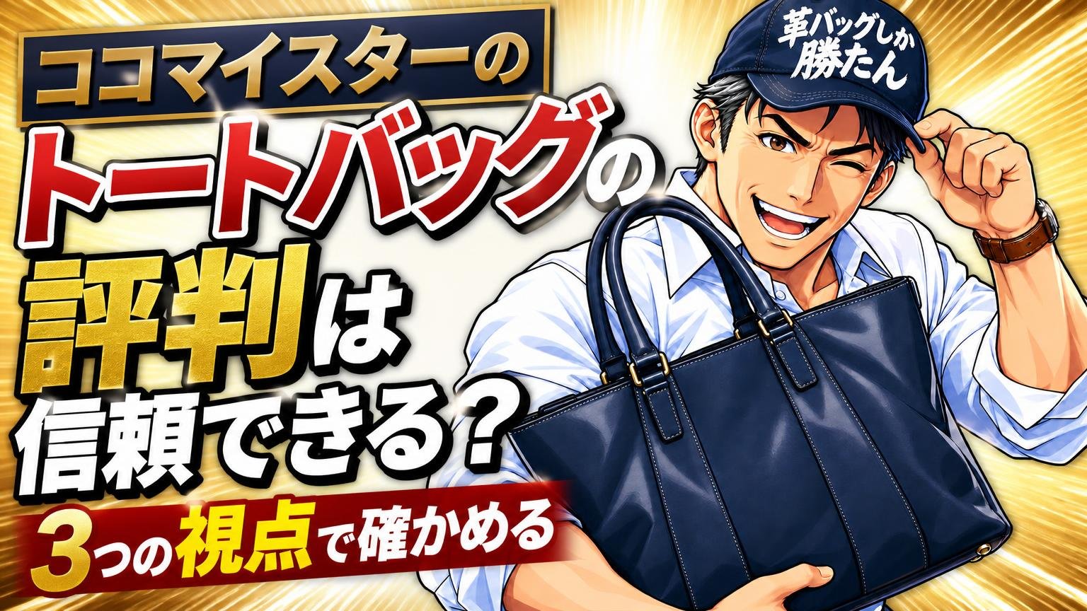 ココマイスターのトートバッグの評判は信頼できる?3つの視点で確かめる