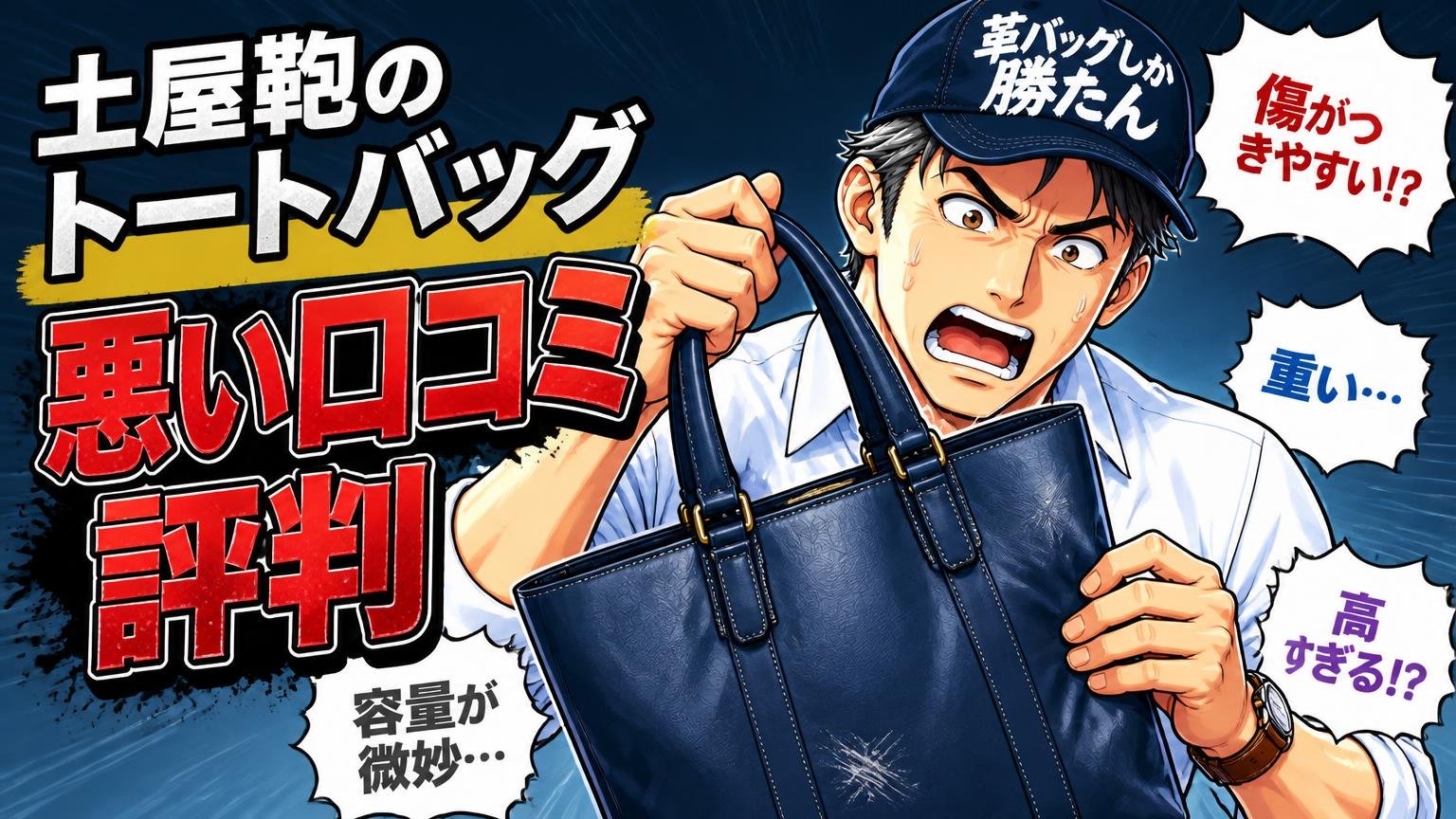 土屋鞄のトートバッグの悪い口コミ・評判