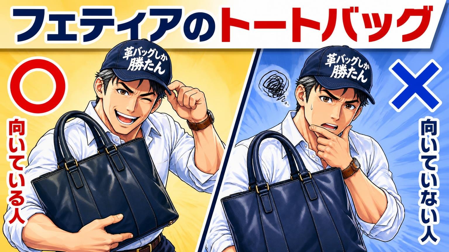 フェティアのトートバッグが向いている人・向いていない人
