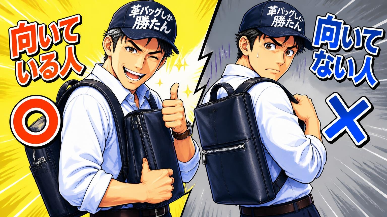 エルゴポックのリュックが向いている人・向いていない人