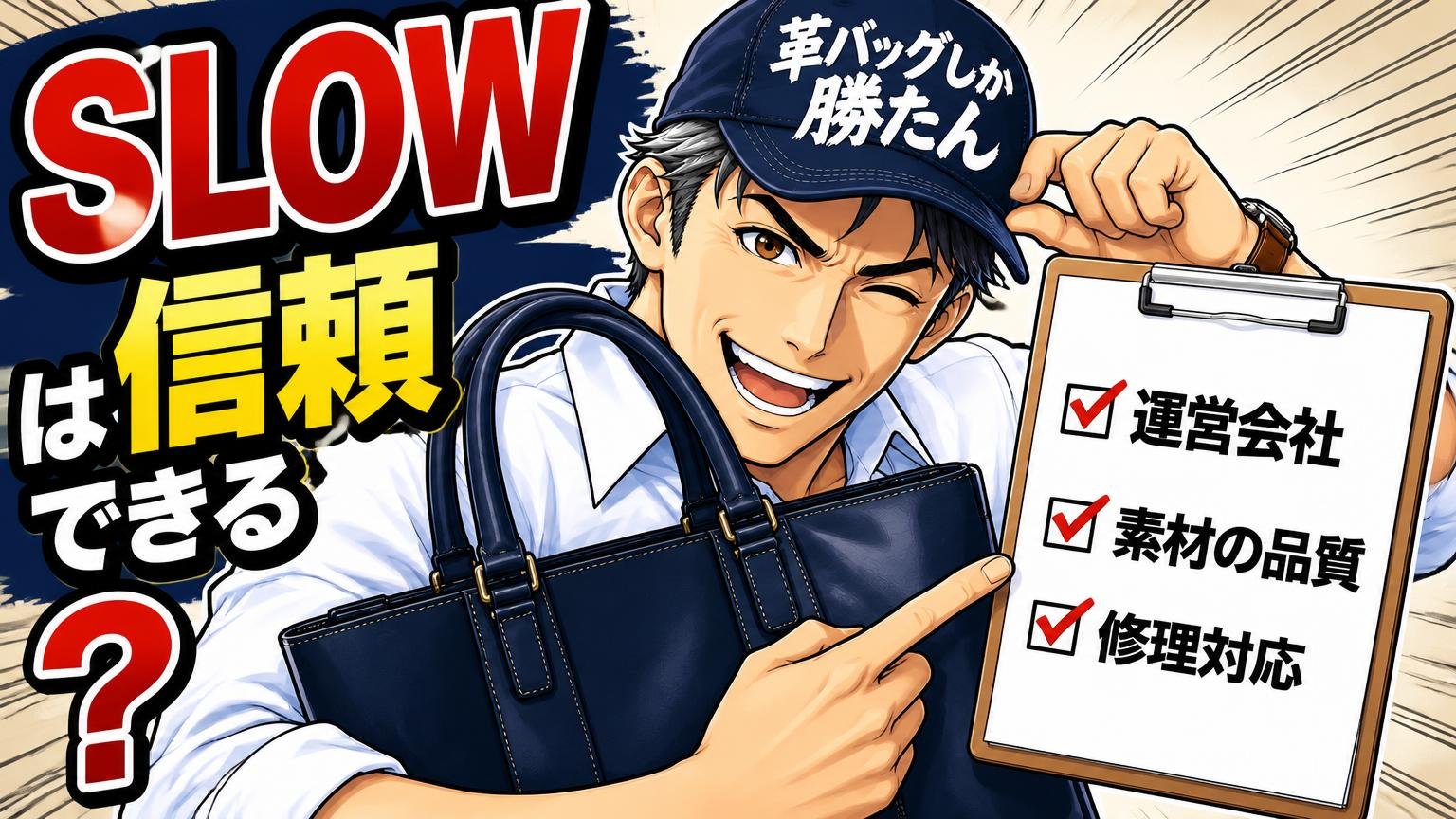 SLOW(スロウ)は信頼できるブランド？運営会社・素材・修理対応を確認