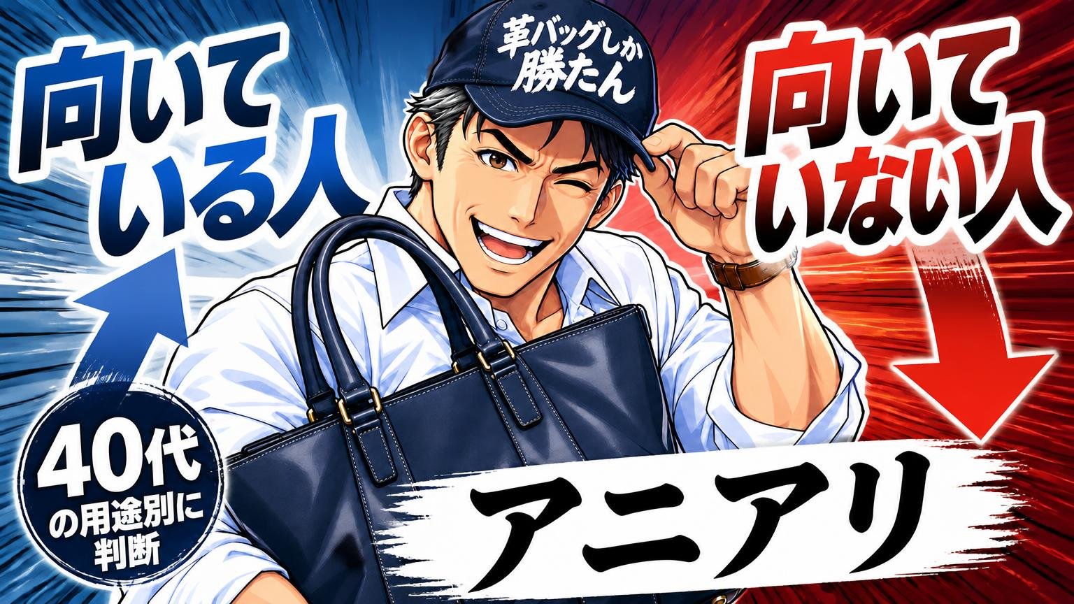 アニアリが向いている人・向いていない人【40代の用途別に判断】
