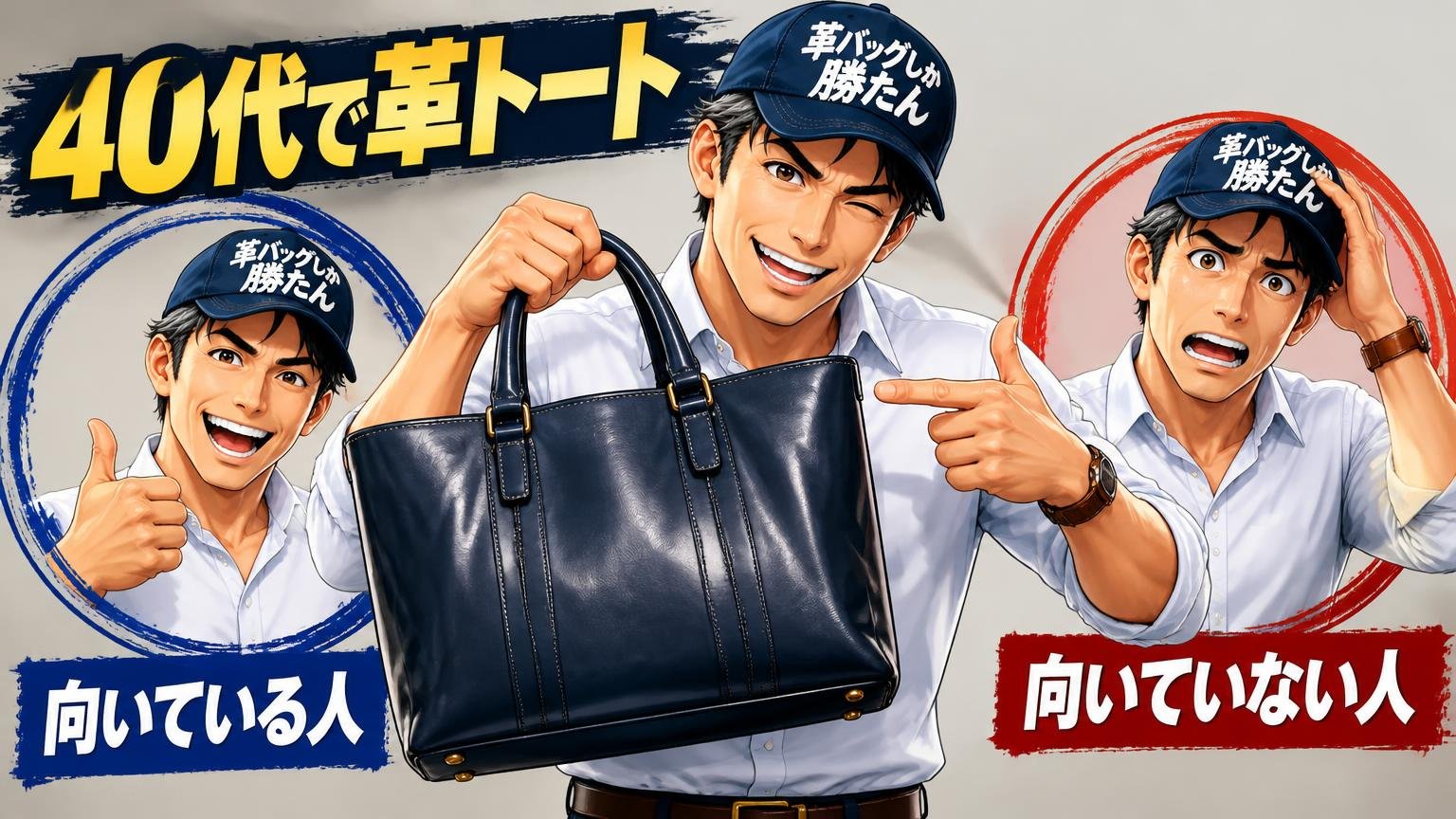 40代で革トートが向いている人・向いていない人