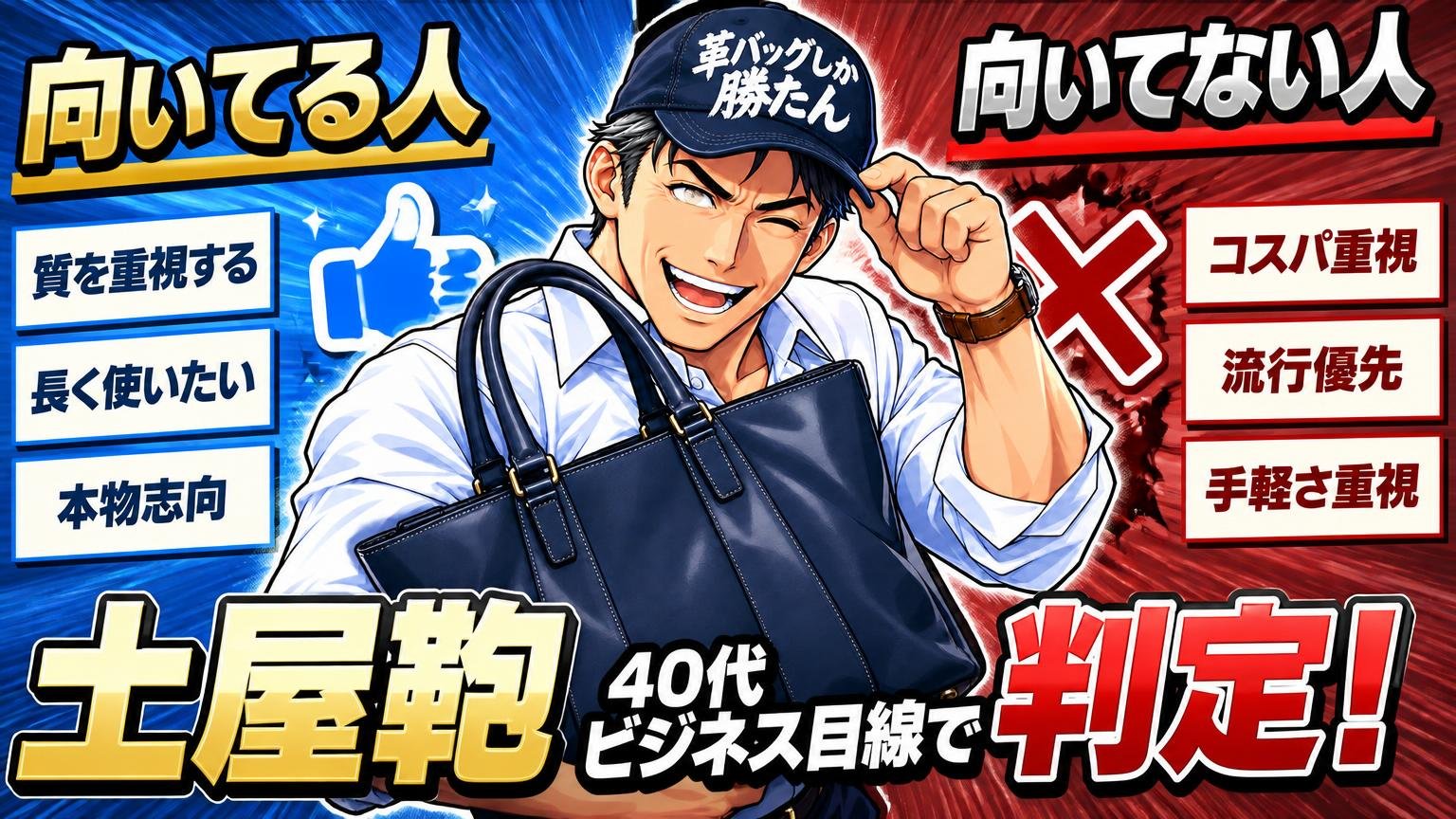 土屋鞄が向いている人・向いていない人【40代ビジネス目線で判定】
