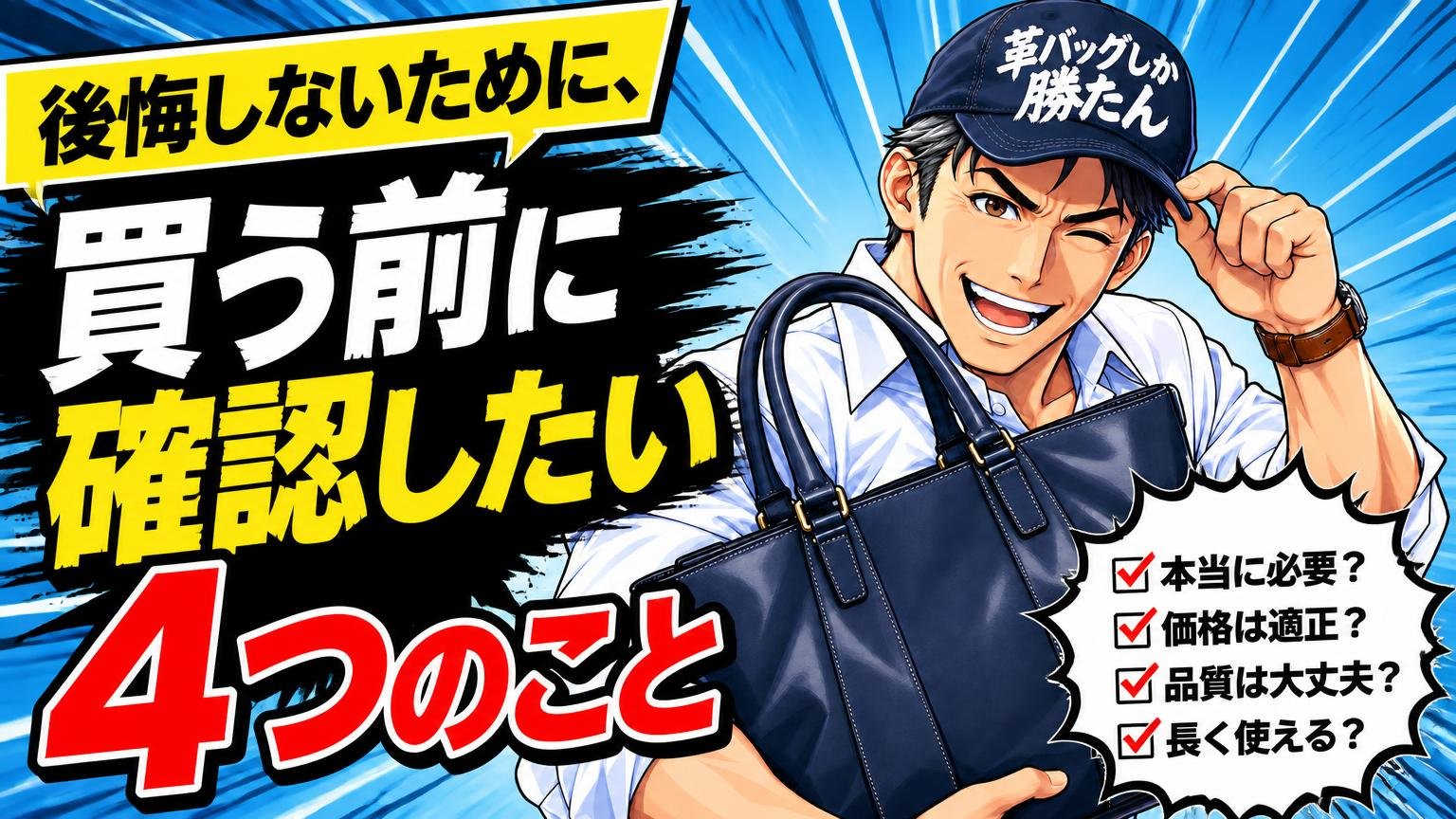 後悔しないために、買う前に確認したい4つのこと