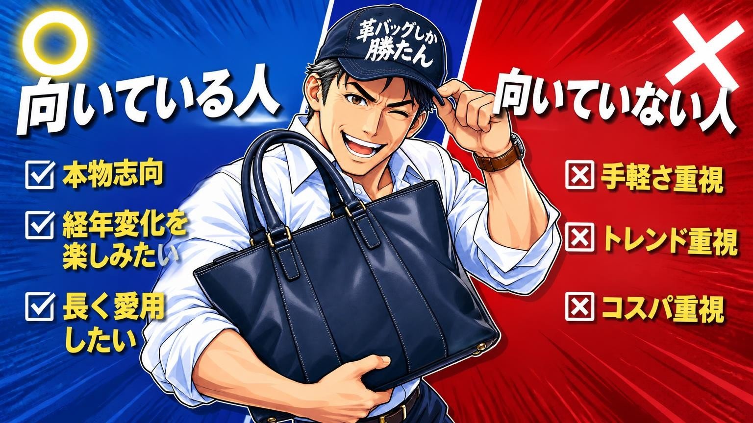 ワイルドスワンズのバッグが向いている人・向いていない人