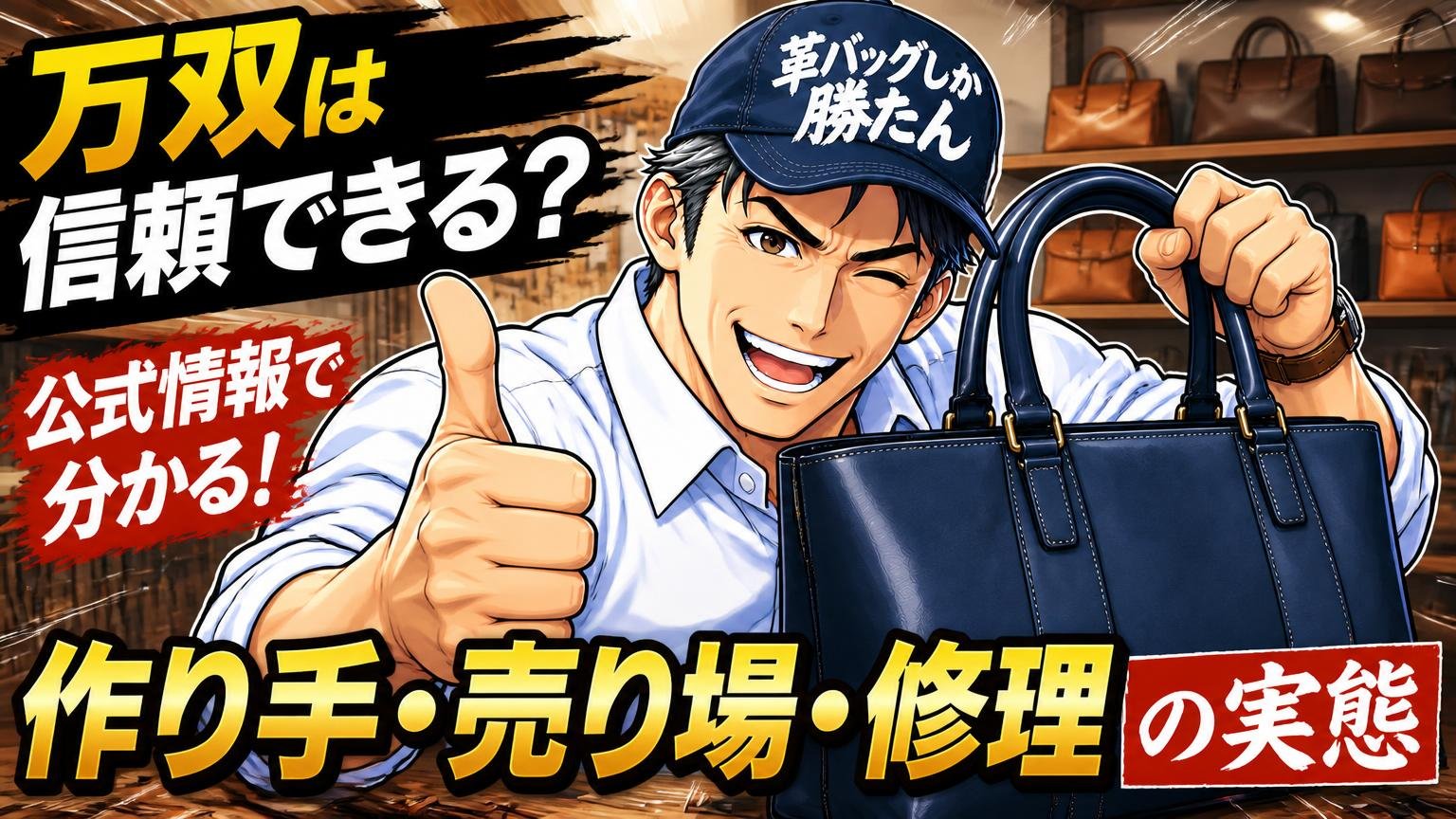 万双は信頼できる？公式情報で分かる「作り手・売り場・修理」の実態