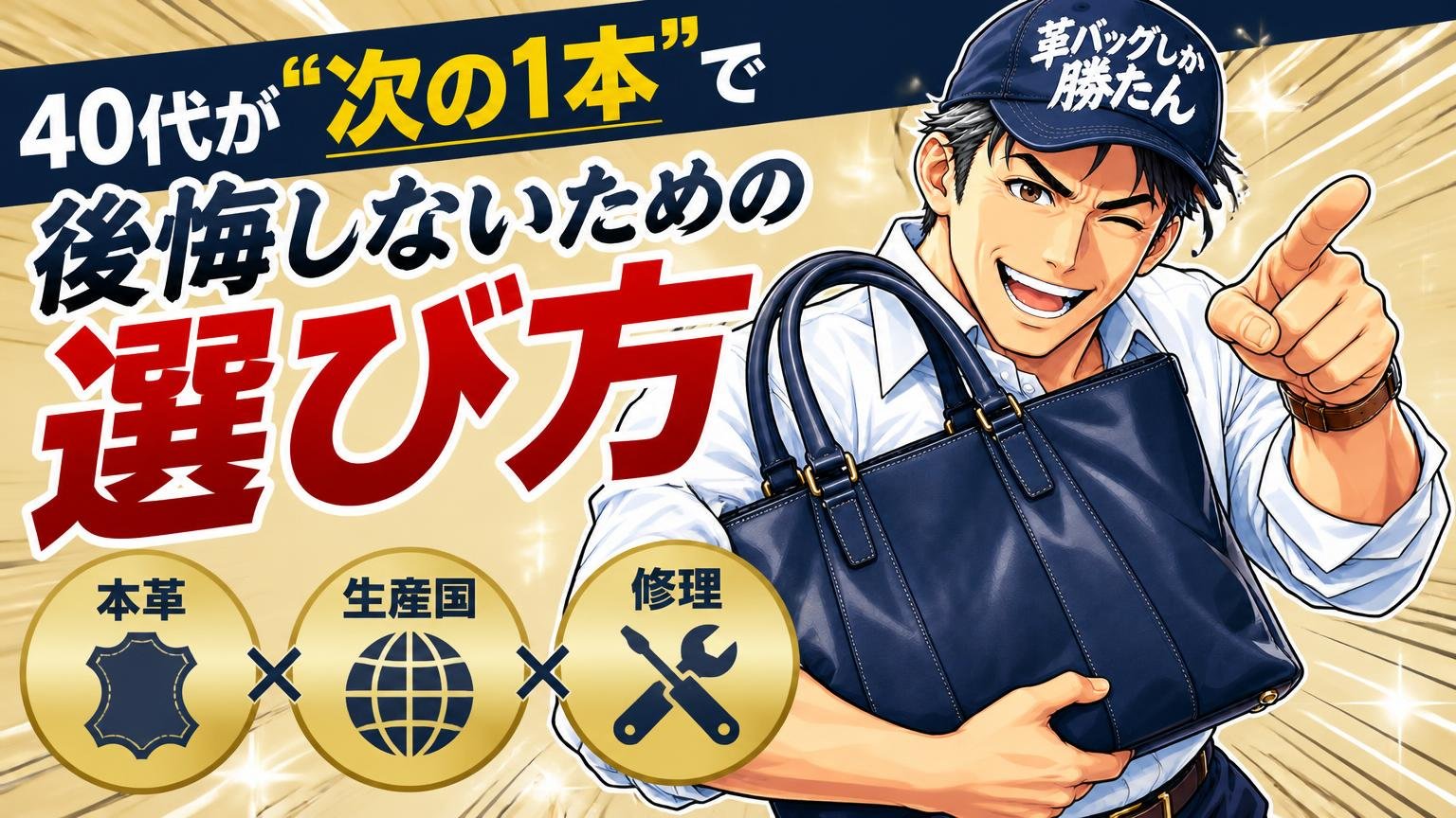 40代が「次の1本」で後悔しないための選び方｜本革・生産国・修理の3つを確認
