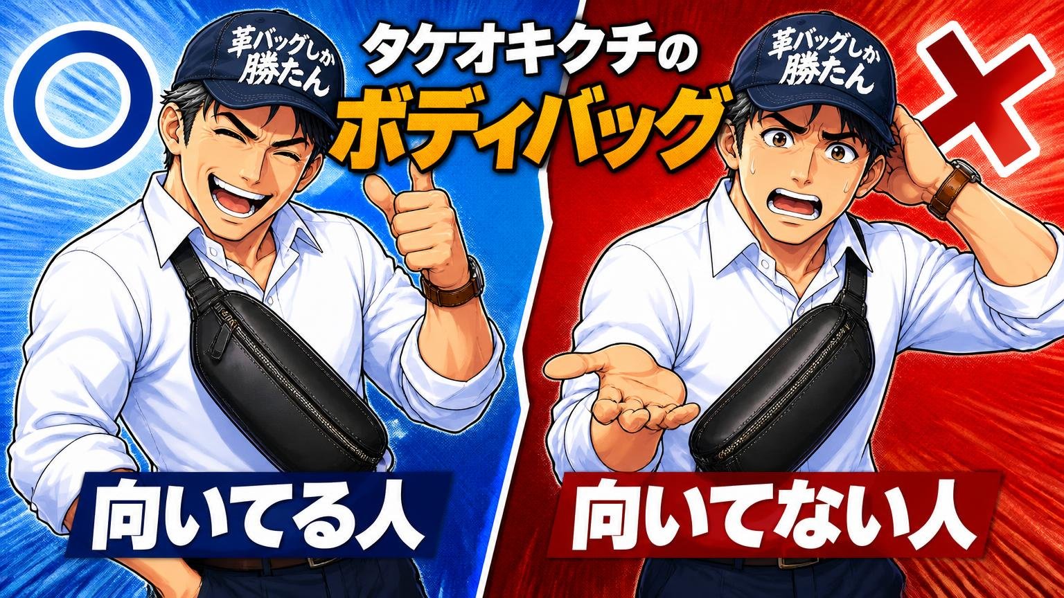タケオキクチのボディバッグが向いている人・向いていない人