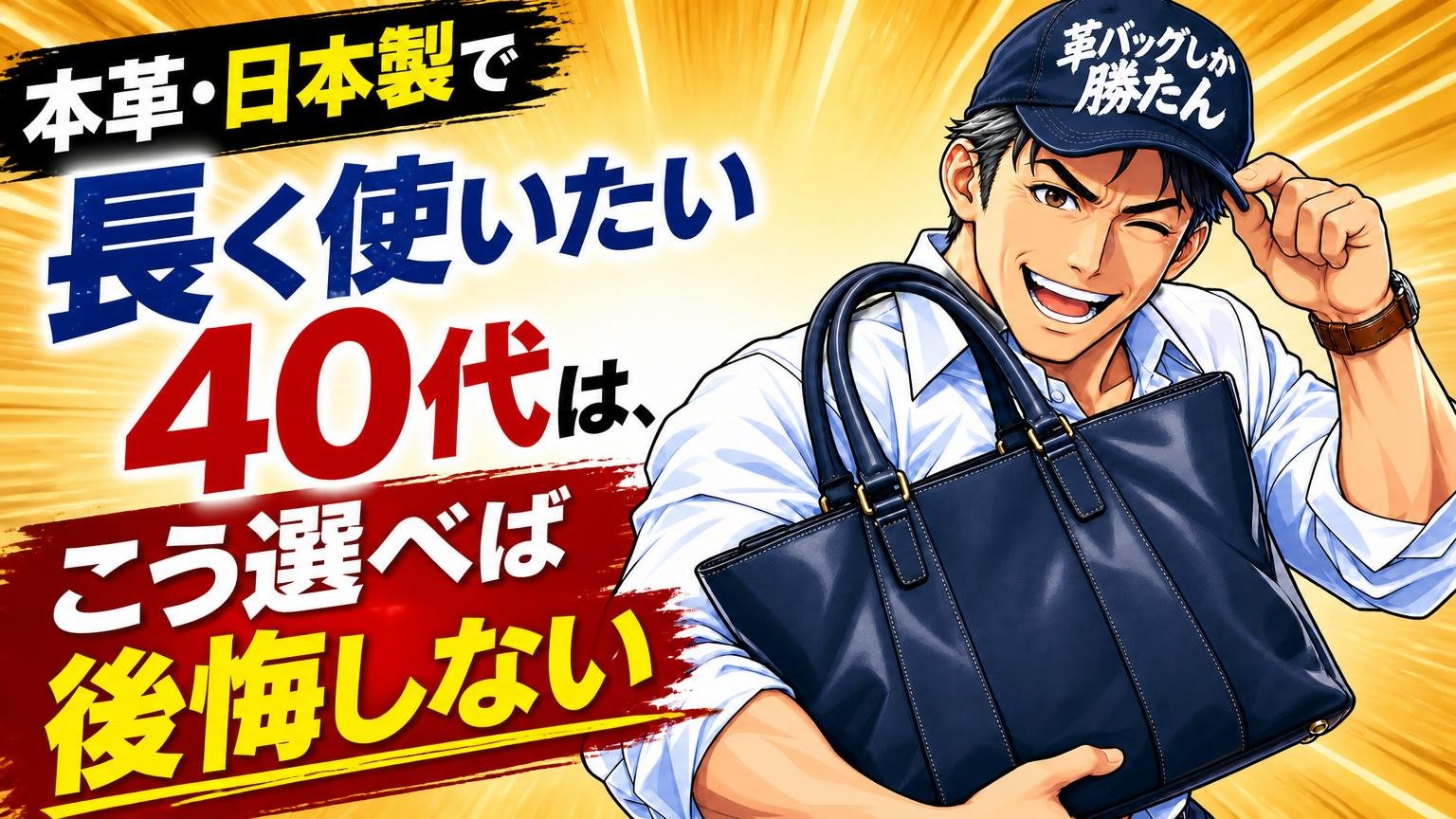 本革・日本製で長く使いたい40代は、こう選べば後悔しない