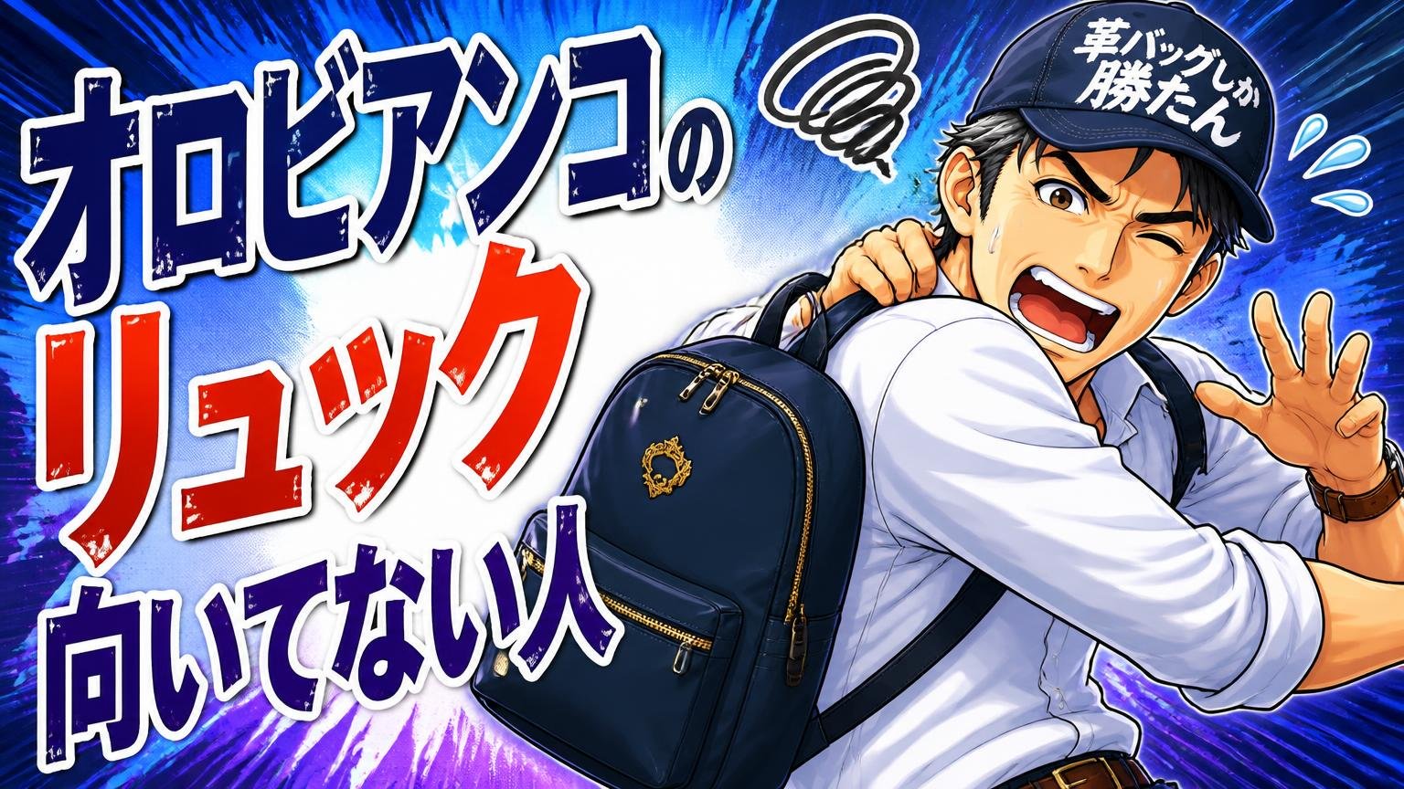 オロビアンコのリュックが向いていない人