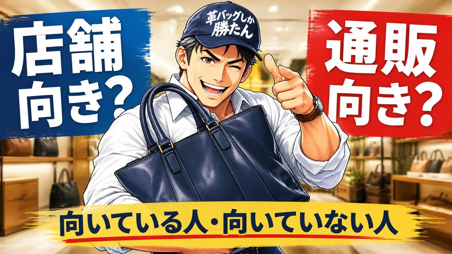 あなたは店舗向き?通販向き?向いている人・向いていない人