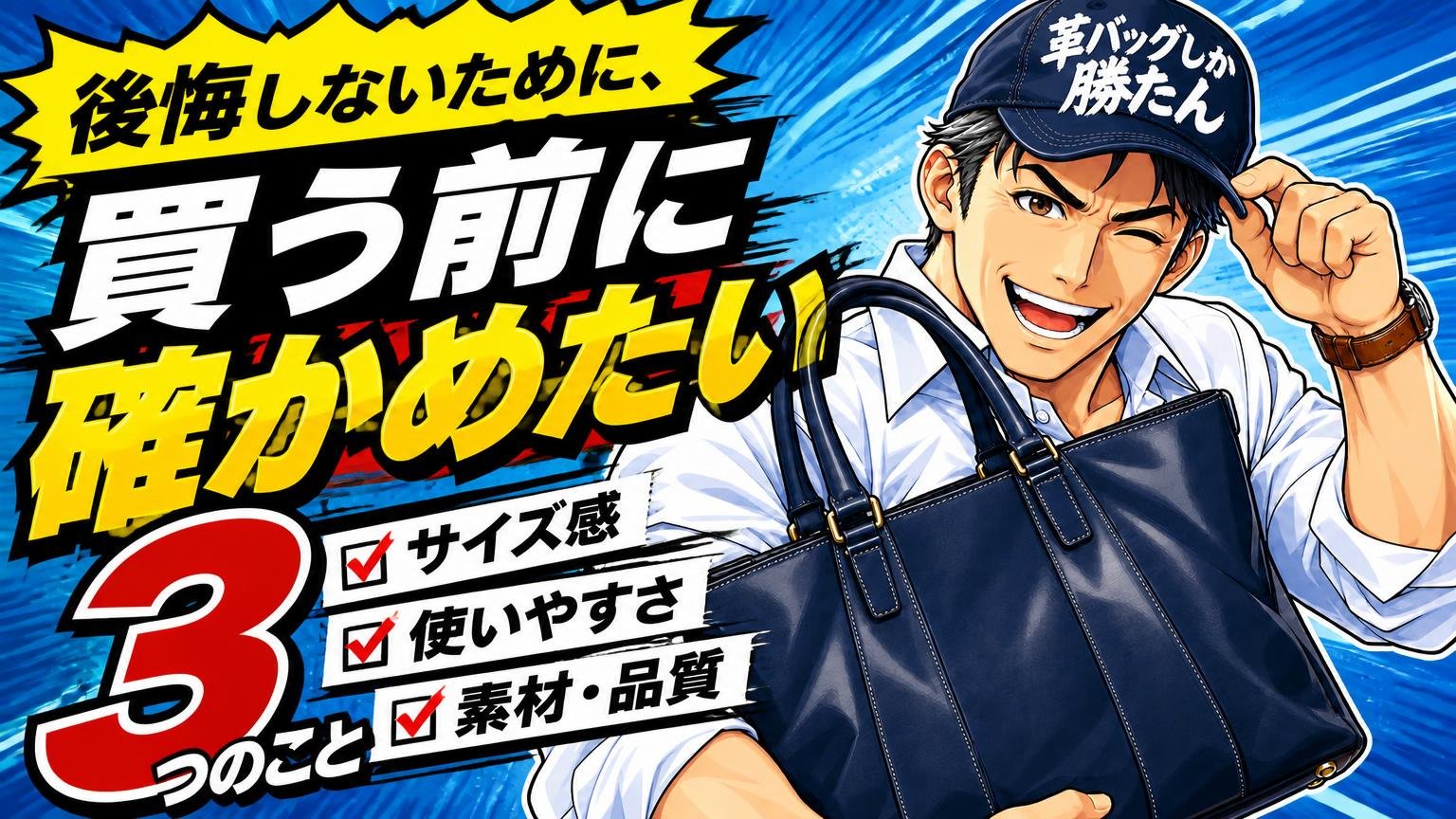 後悔しないために、買う前に確かめたい3つのこと