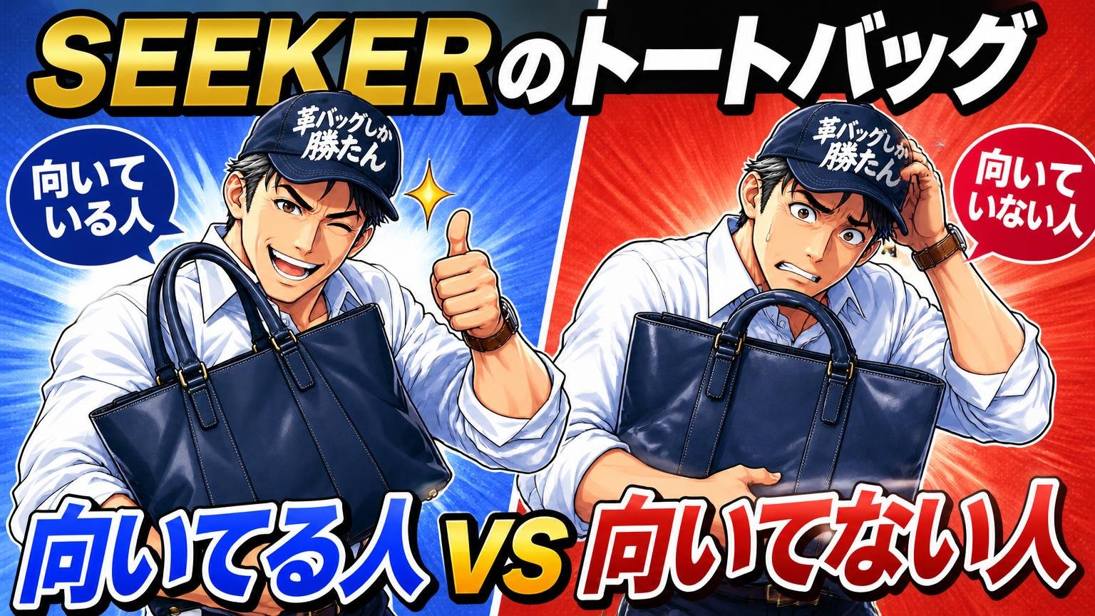 SEEKERのトートバッグが向いている人・向いていない人