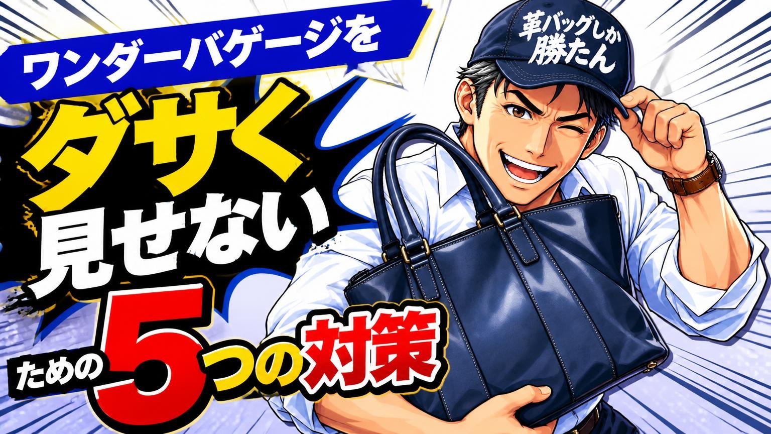 ワンダーバゲージをダサく見せないための対策5つ