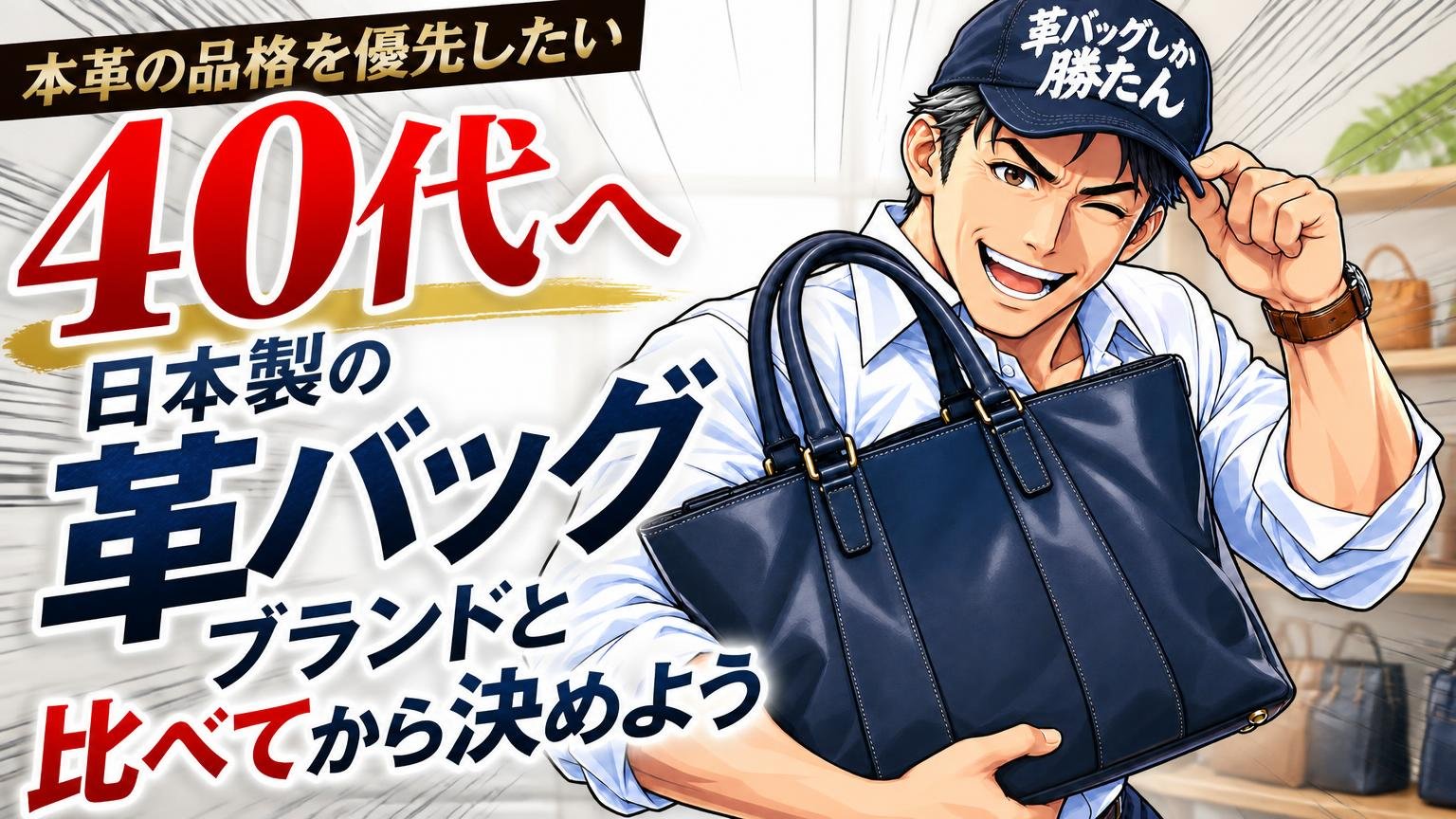 本革の品格を優先したい40代へ｜日本製の革バッグブランドと比べてから決めよう