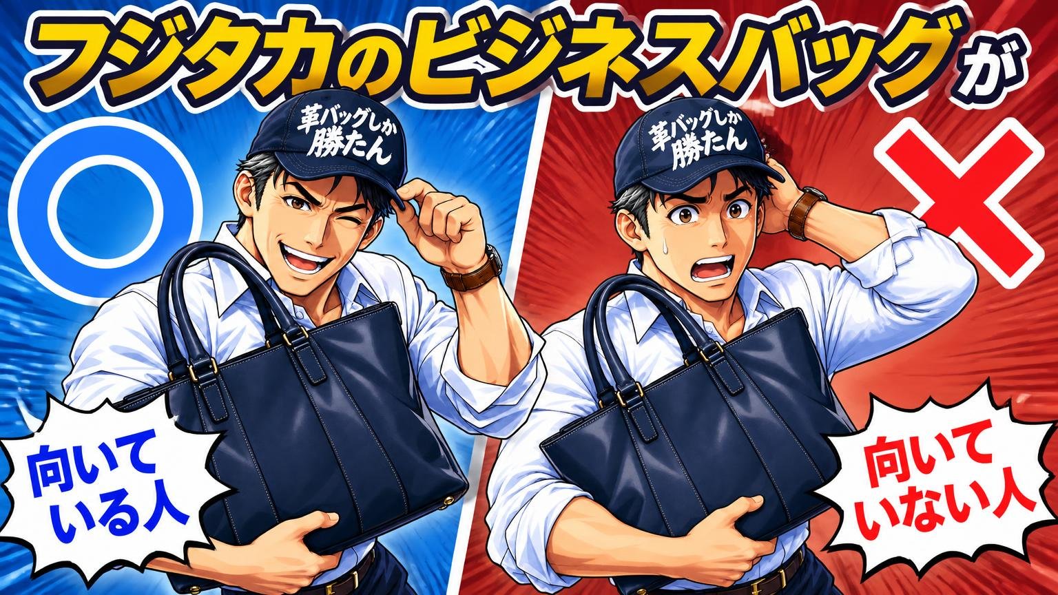 フジタカのビジネスバッグが向いている人・向いていない人