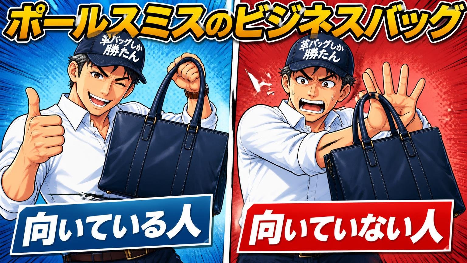 ポールスミスのビジネスバッグが向いている人・向いていない人