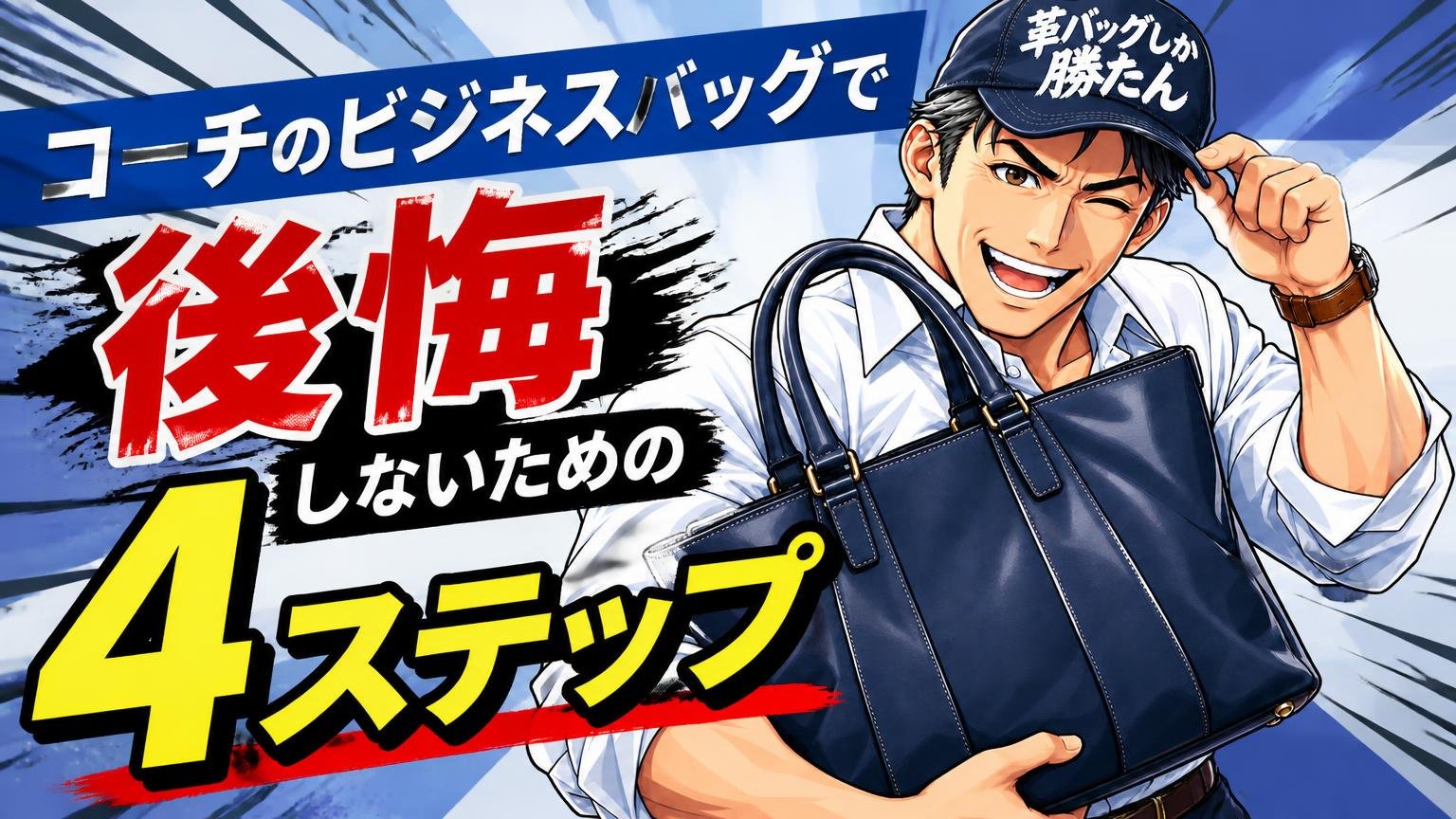 コーチのビジネスバッグで後悔しないための4ステップ