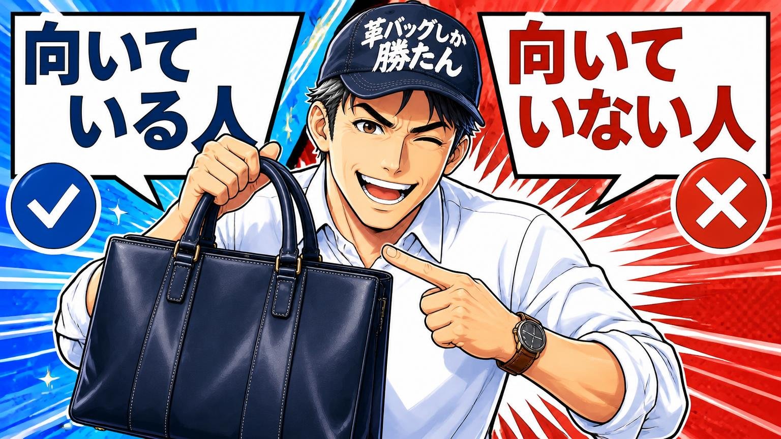 マッキントッシュのビジネスバッグが向いている人・向いていない人
