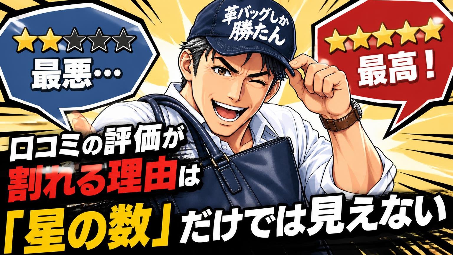 口コミの評価が割れる理由は「星の数」だけでは見えない
