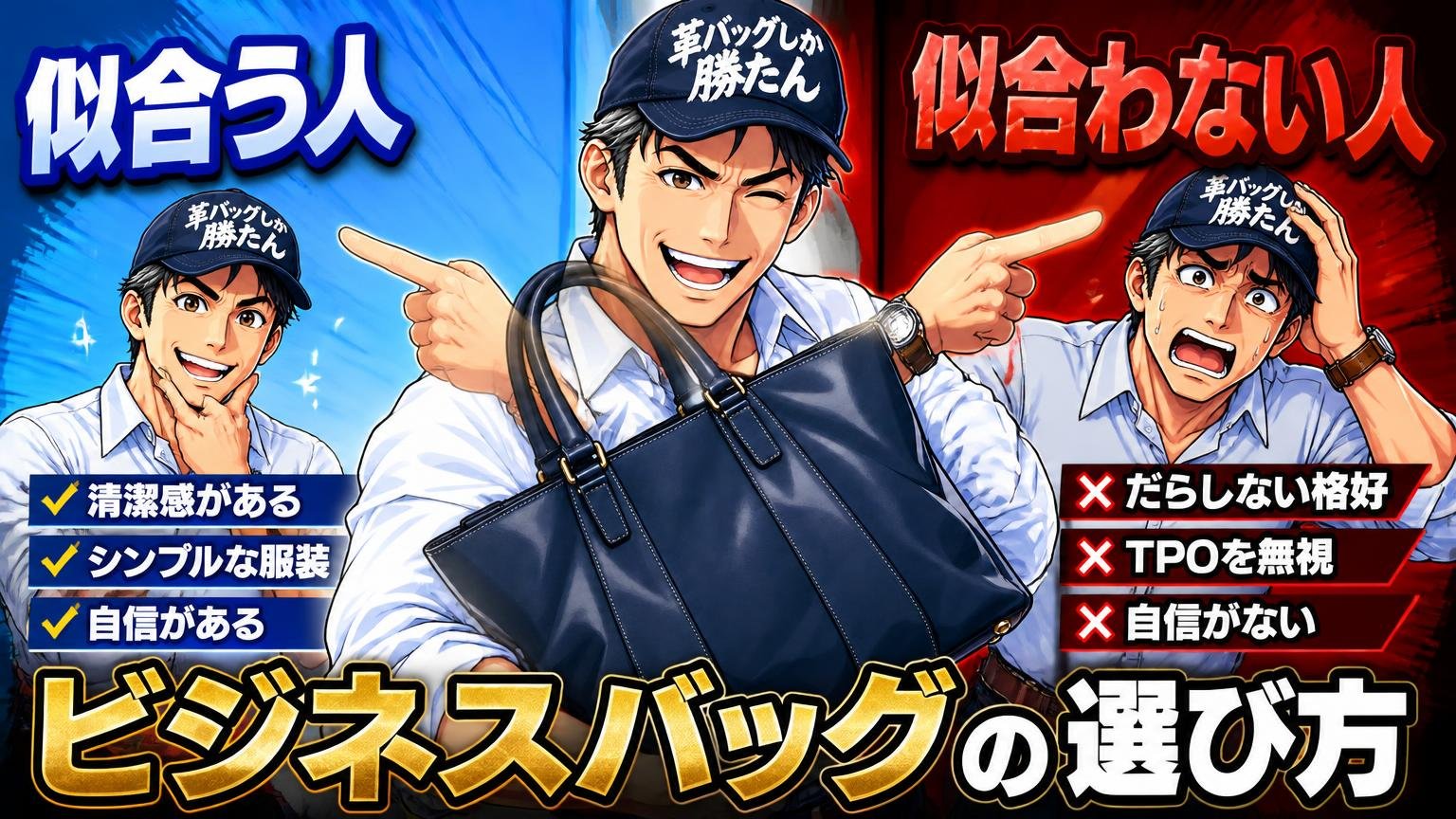 カルバンクラインのビジネスバッグが向いている人・向いていない人