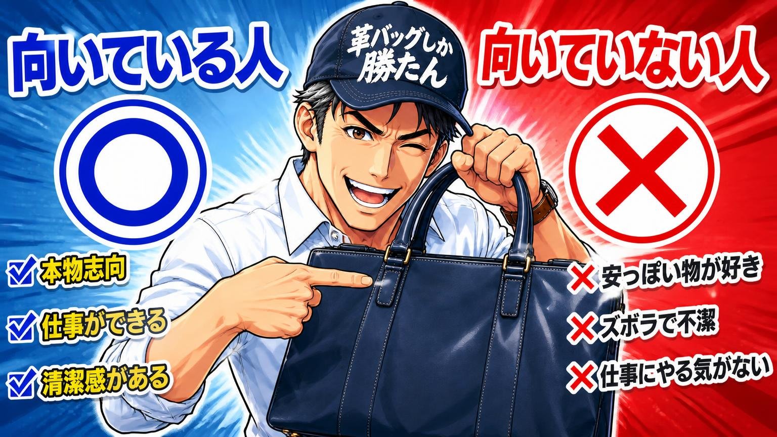 ロスコのビジネスバッグが向いている人・向いていない人