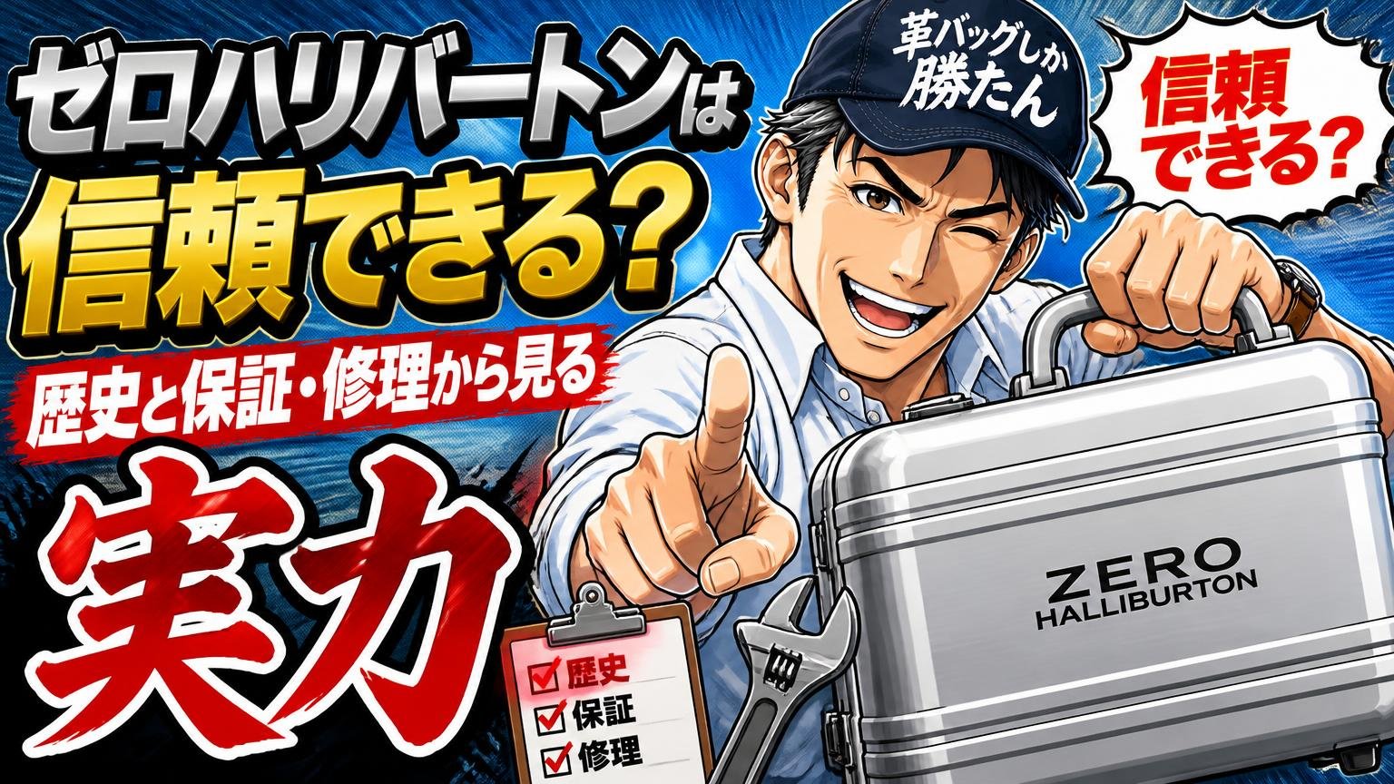 ゼロハリバートンは信頼できる？歴史と保証・修理から見る実力