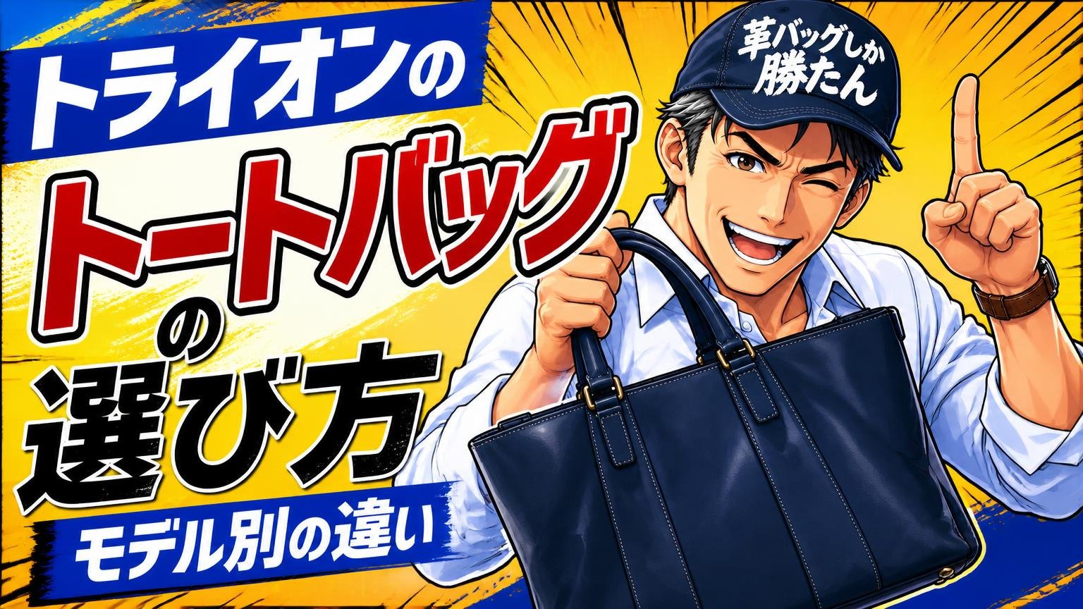 トライオンのトートバッグの選び方【モデル別の違い】