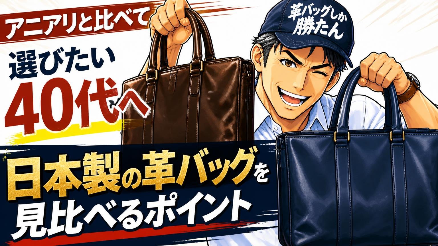 アニアリと比べて選びたい40代へ|日本製の革バッグを見比べるポイント