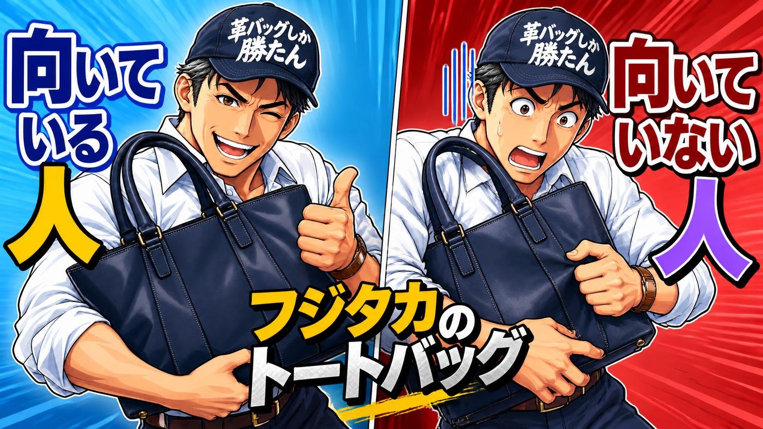 フジタカのトートバッグが向いている人・向いていない人
